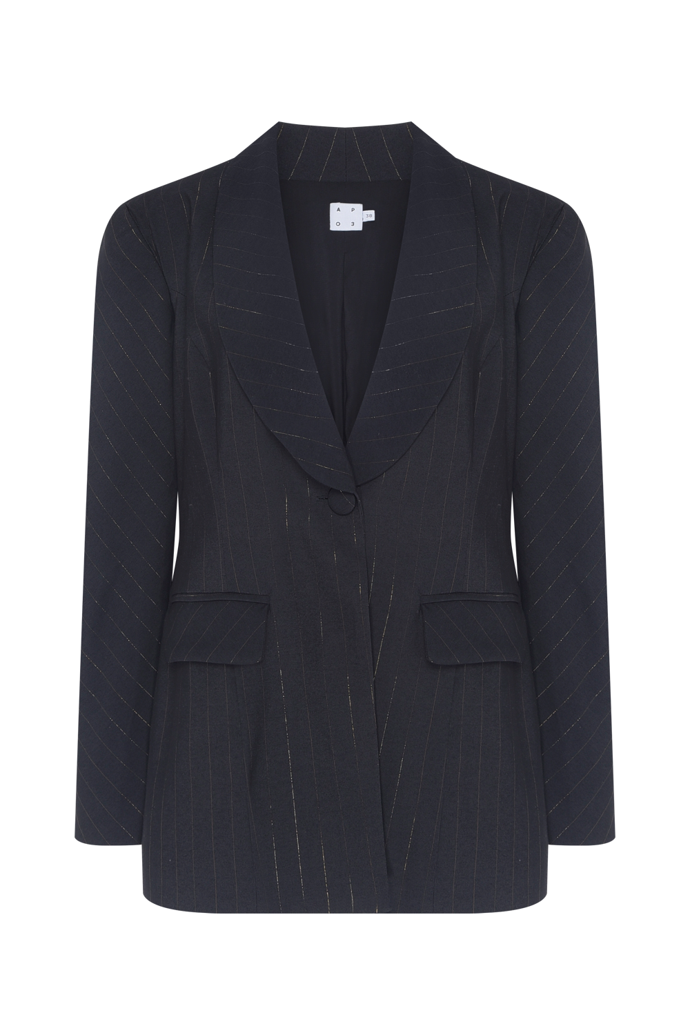 BLAZER METALLIC STRIPE PULSE PRETO