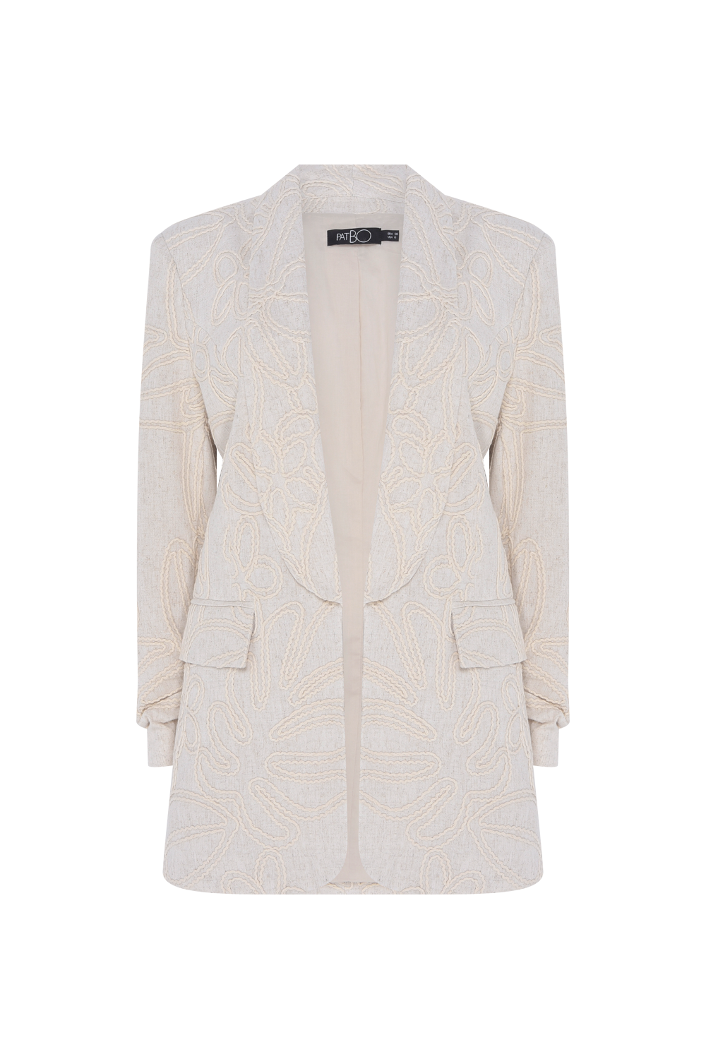 BLAZER LINHO ASAS  BEGE