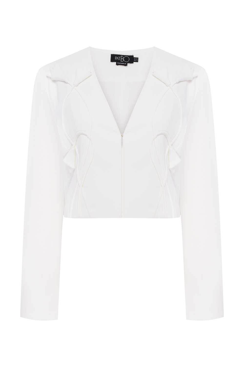 BLAZER CREPE DAMA OFF WHITE