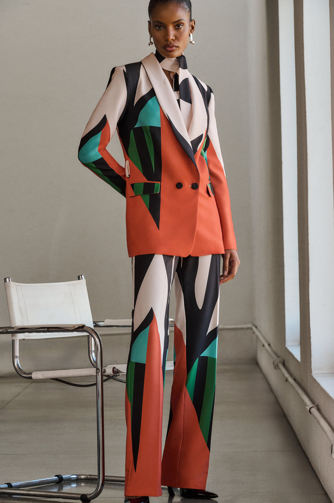 BLAZER ESTAMPA TEMPO UNICA