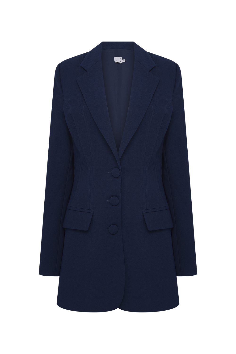BLAZER CREPE OLGA  AZUL MARINHO