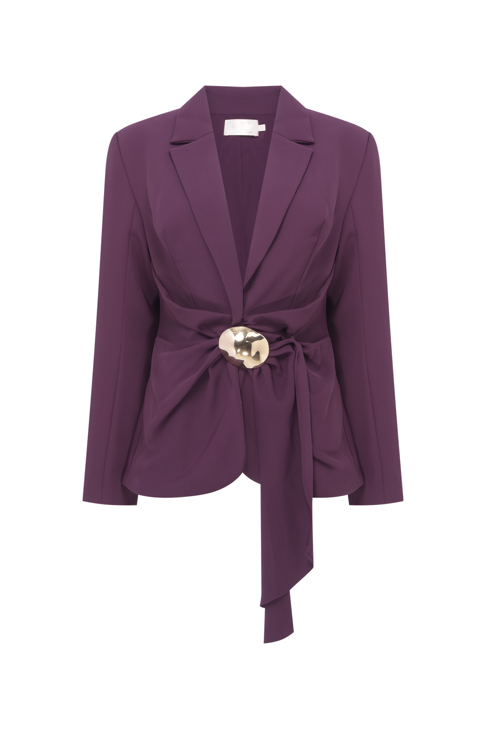 BLAZER CREPE BERTHA ROXO