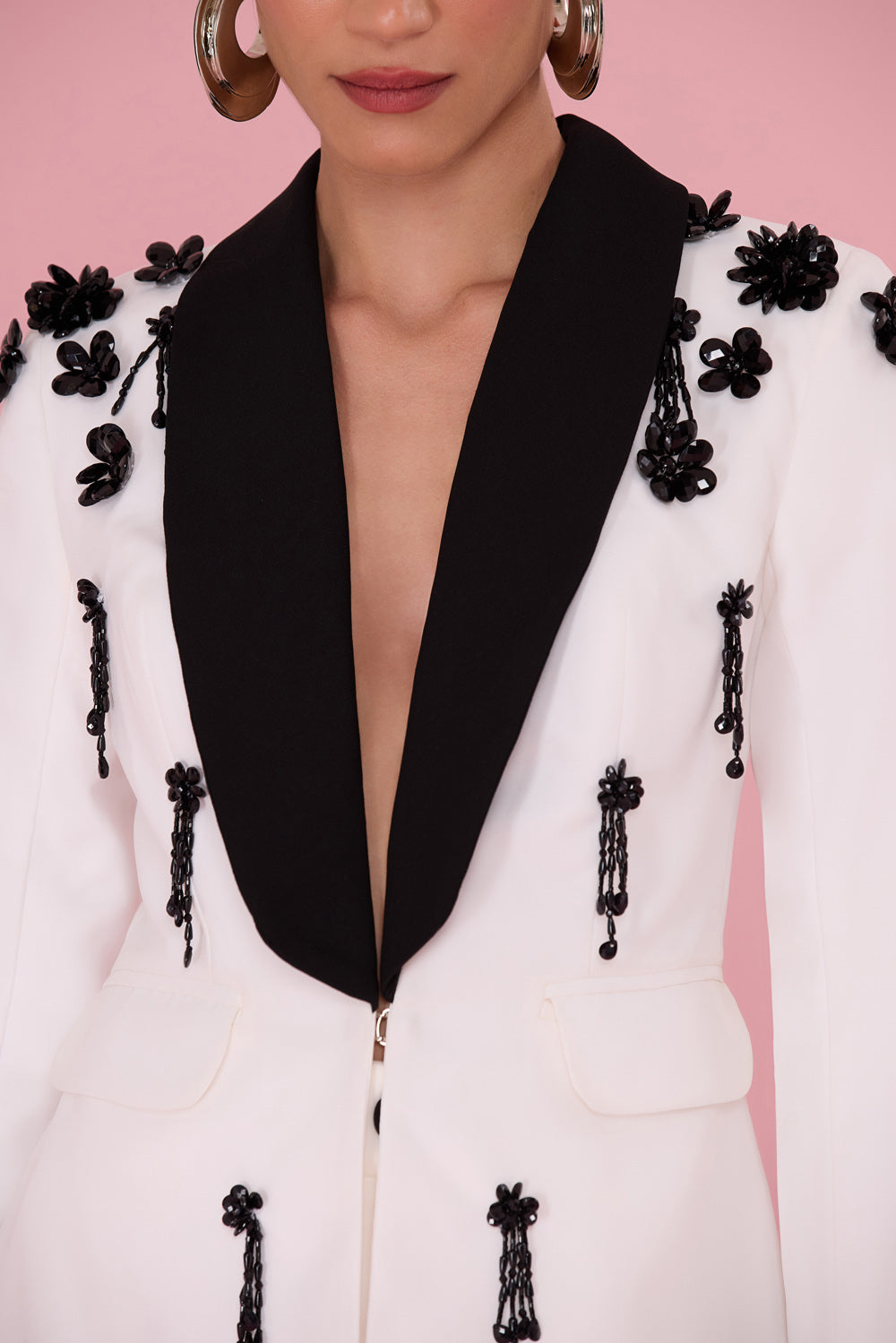 BLAZER CREPE NIRA OFF WHITE