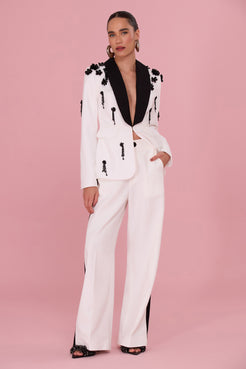BLAZER CREPE NIRA OFF WHITE
