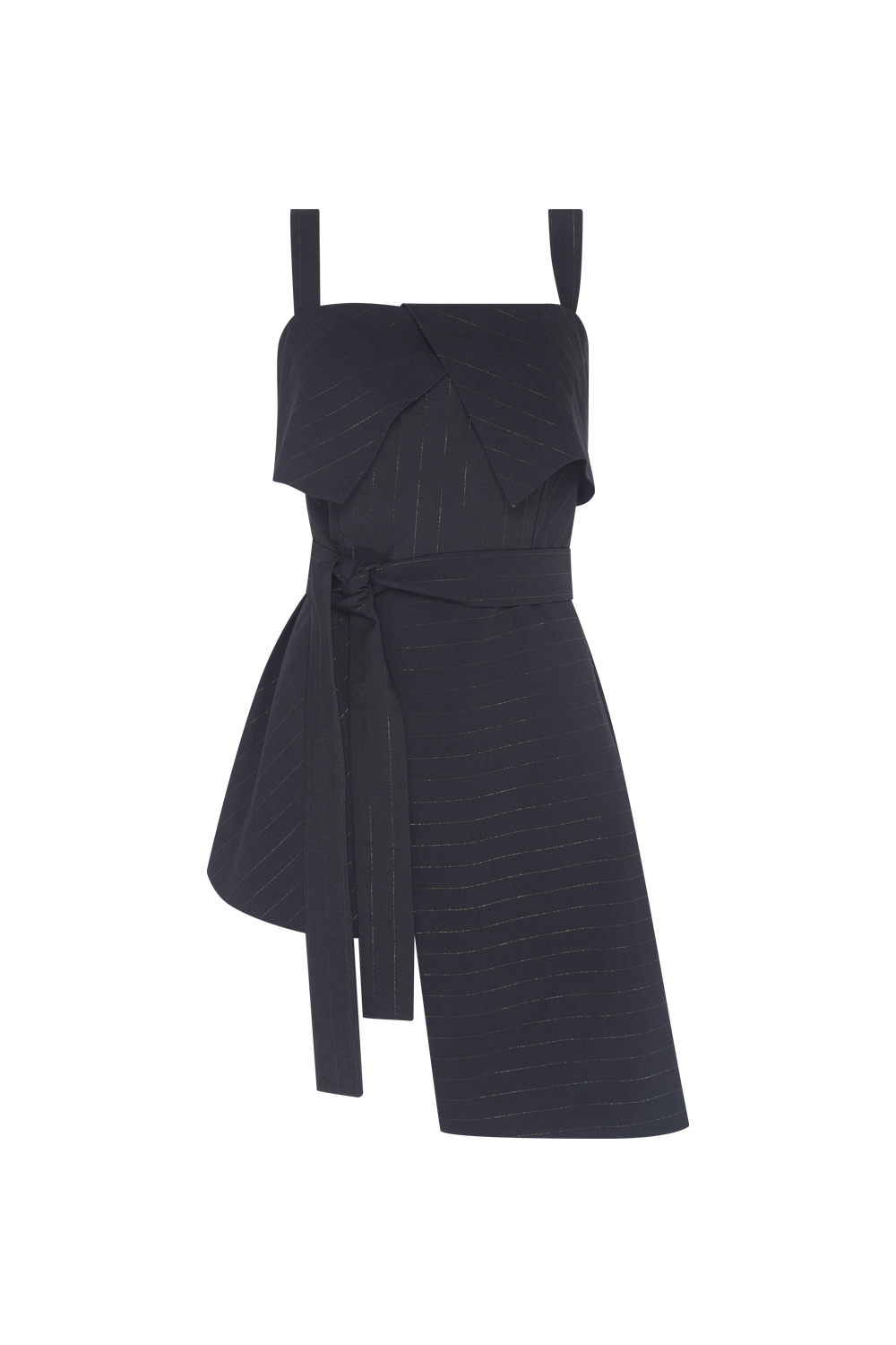 BLUSA METALLIC STRIPE PULSE PRETO