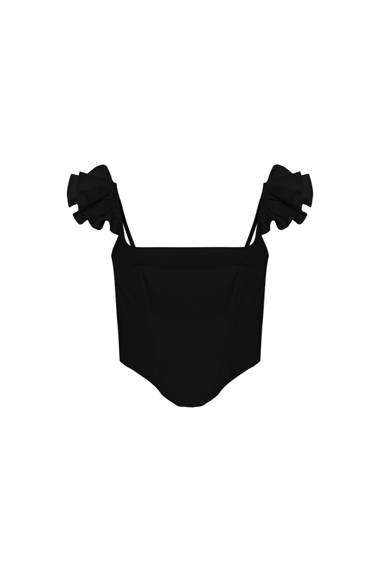 BLUSA CREPE MYSTIQUE  PRETO