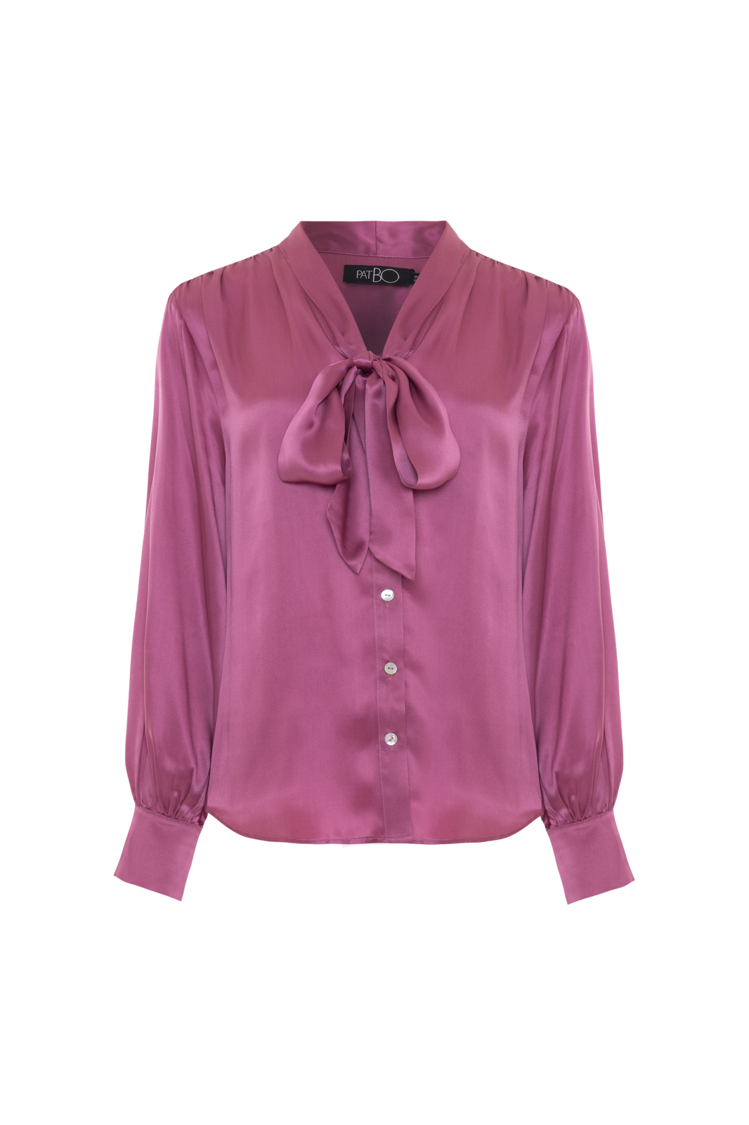 BLUSA CETIM SEDA ROSA ESCURO