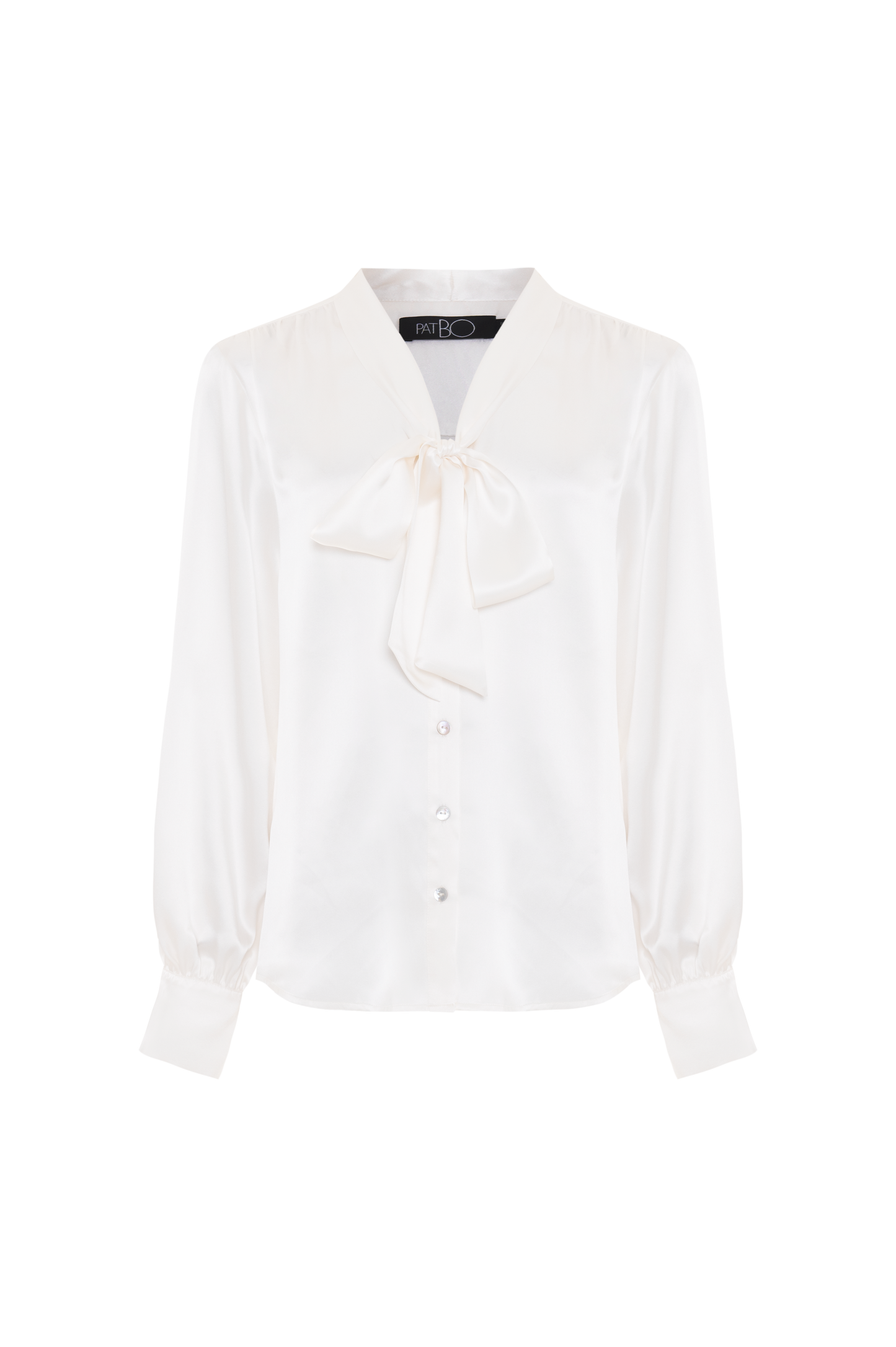 BLUSA CETIM SEDA OFF WHITE