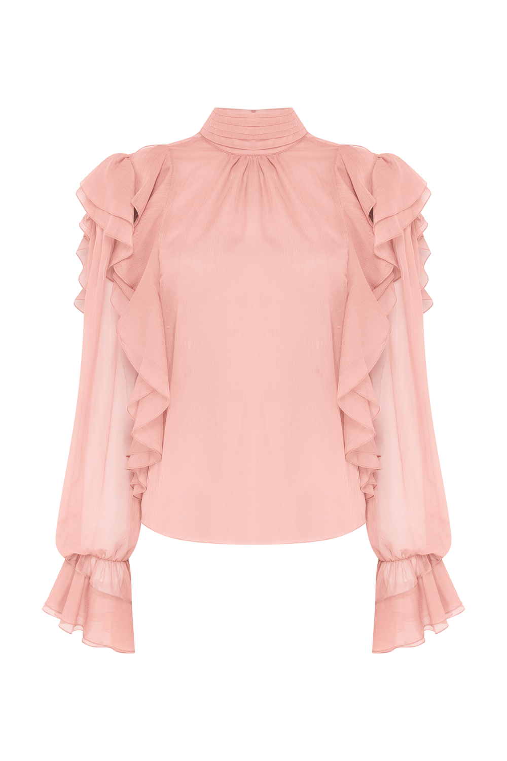 BLUSA CHIFFON DAYDREAM LARANJA CLARO