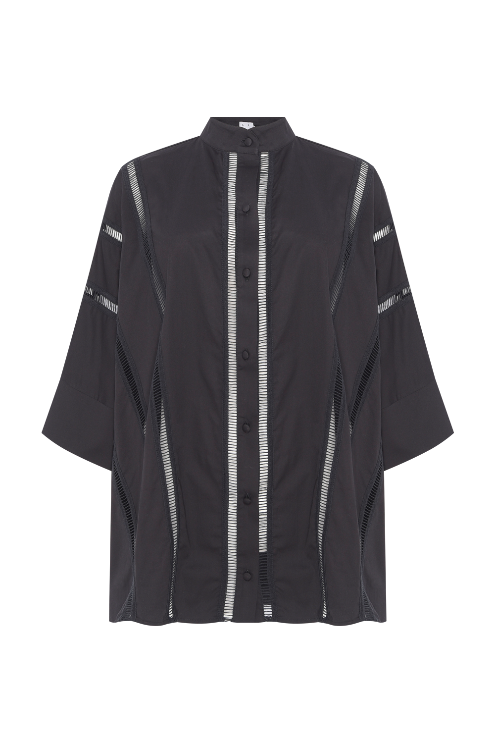 BLUSA TRICOLINE SOLENNE PRETO