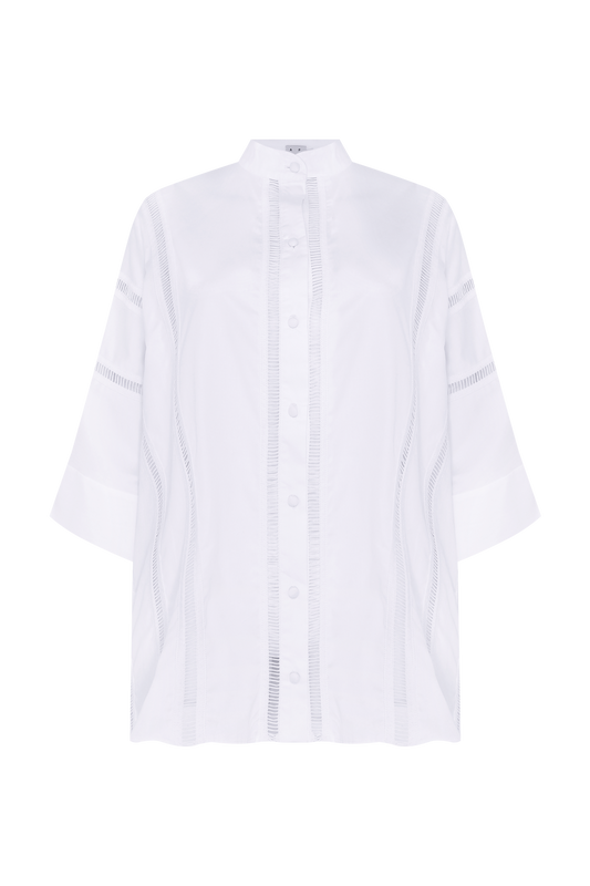 BLUSA LINHO SOLENNE OFF WHITE
