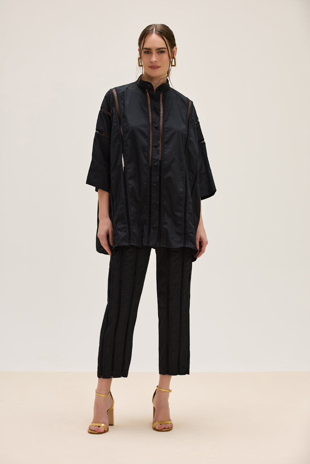 CALÇA LINHO SOLENNE PRETO