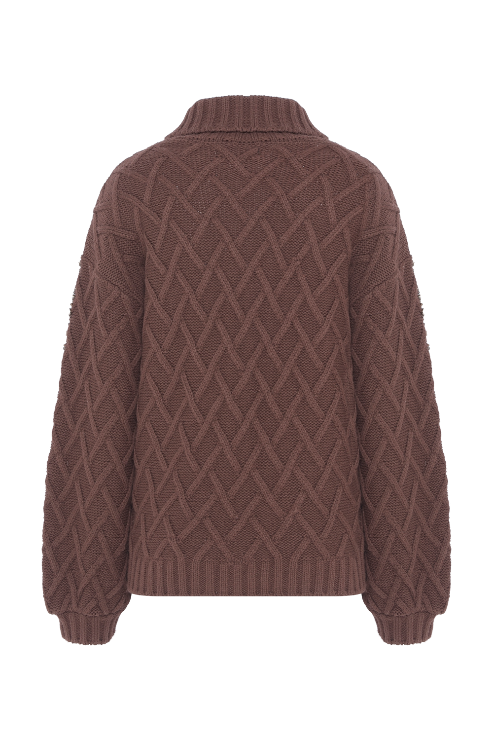 BLUSA TRICOT NARA MARROM