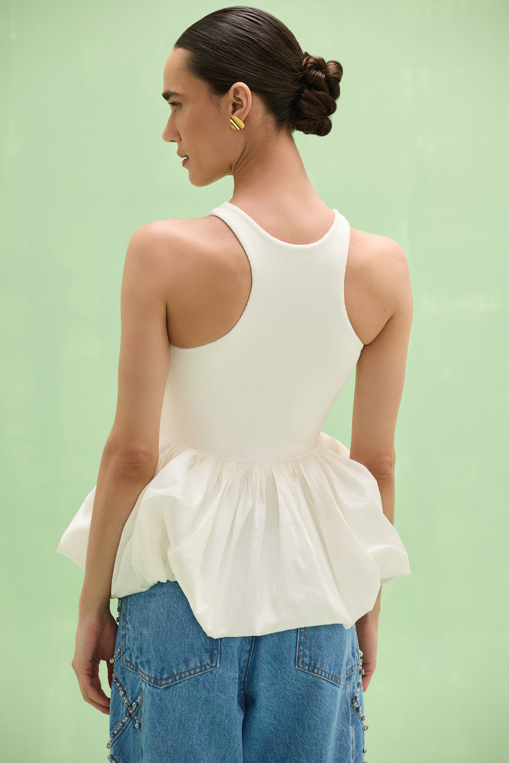 BLUSA TAFETA TARSILA OFF WHITE