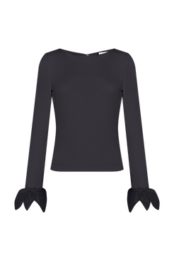 TOP TAFETA TARSILA PRETO