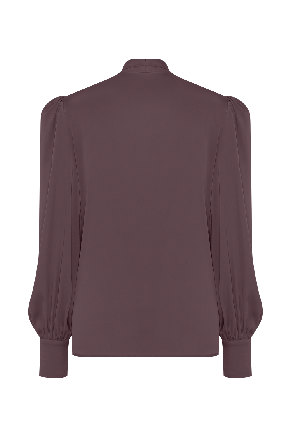 BLUSA CETIM ISABEL MARROM