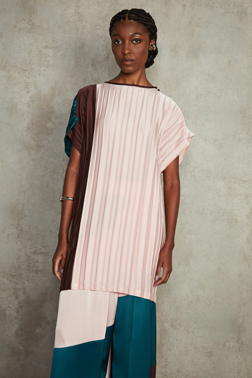 BLUSA CETIM AUDRE ROSA