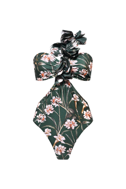 BODY LYCRA NARCISSUS VERDE ESCURO