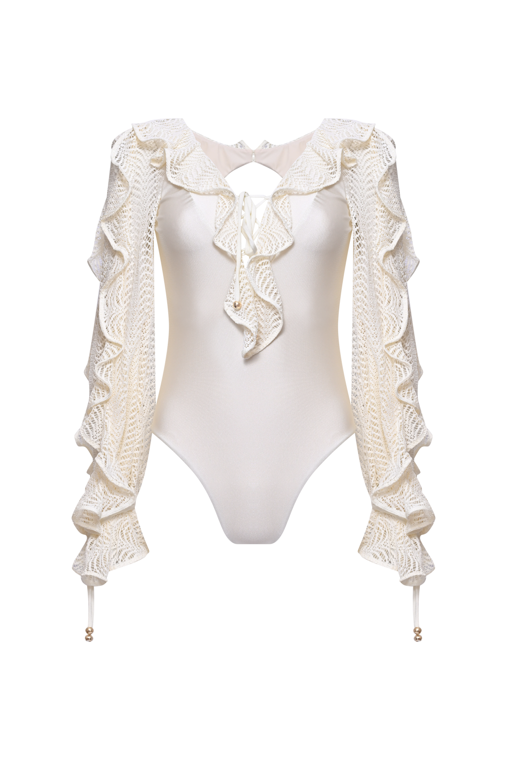 BODY LYCRA JADE  OFF WHITE