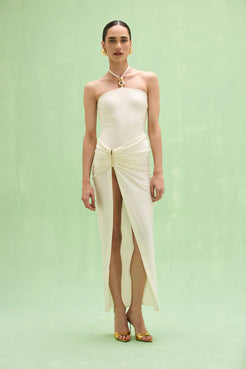 SAIA LONGA MARTINA LYCRA OFF WHITE
