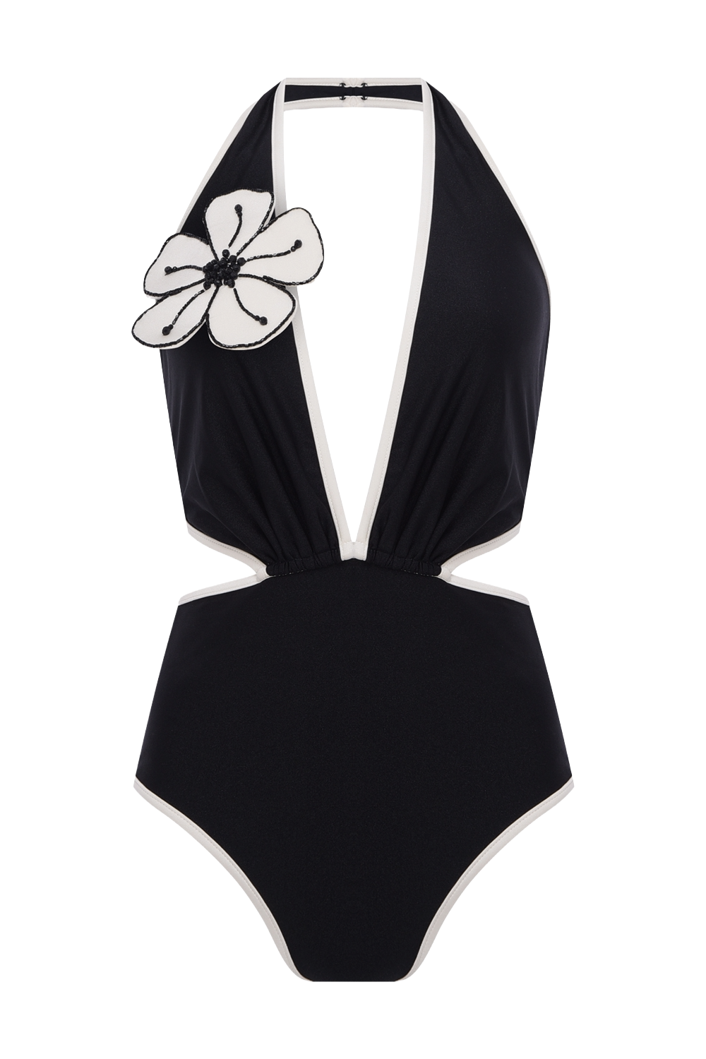 BODY MIDNIGHT BLOOM LYCRA  PRETO