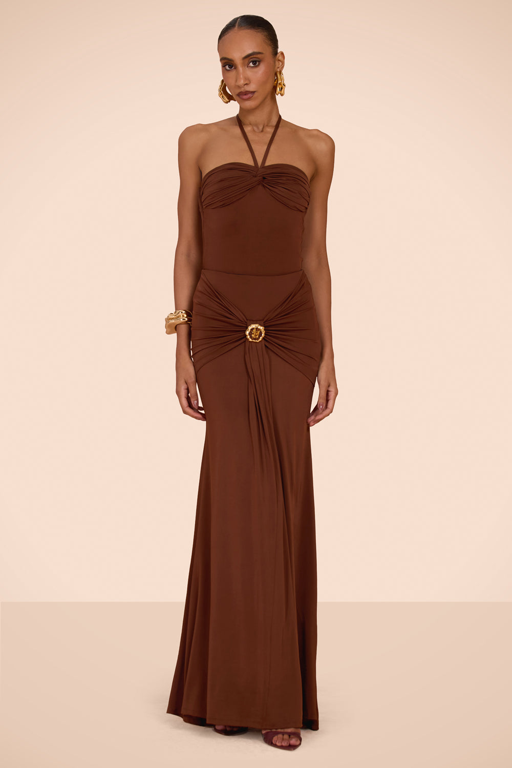 SAIA LONGA JERSEY INTENSITY MARROM