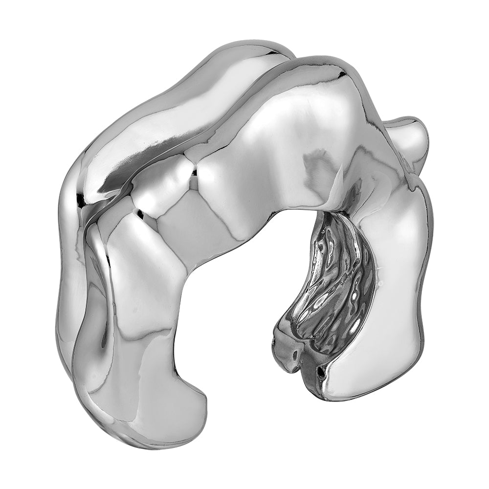 BRACELETES CUBO FLUXO PRATA