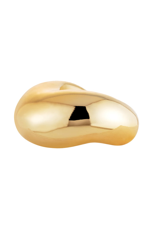 BRACELETE PUFFER METAL DOURADO