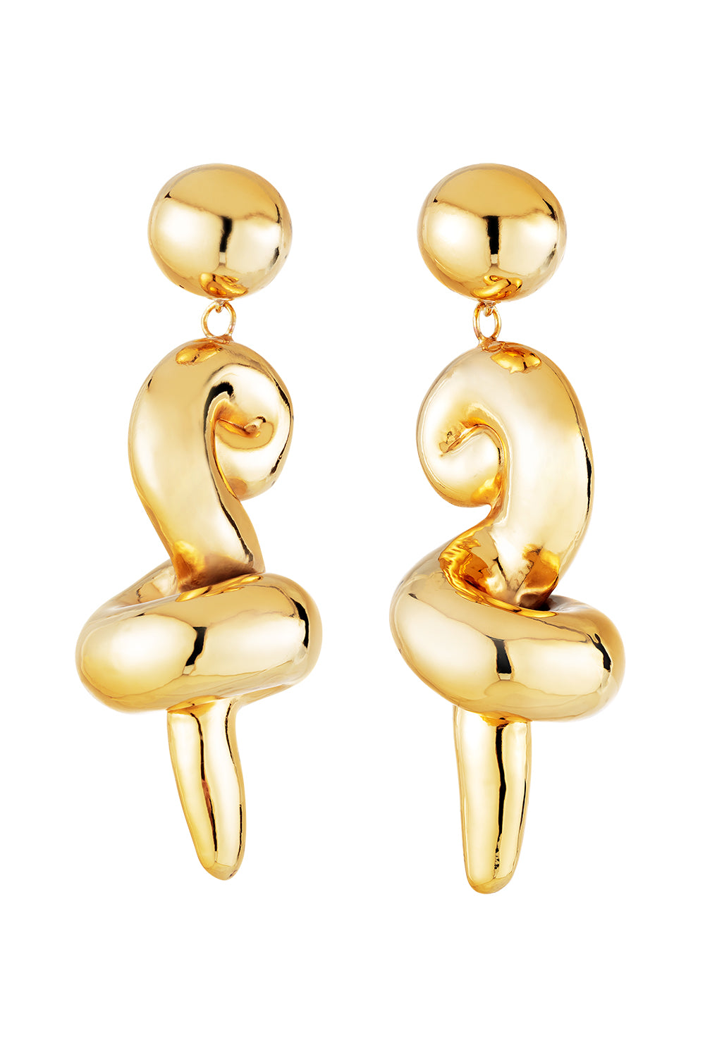 BRINCO CARACOL DOURADO