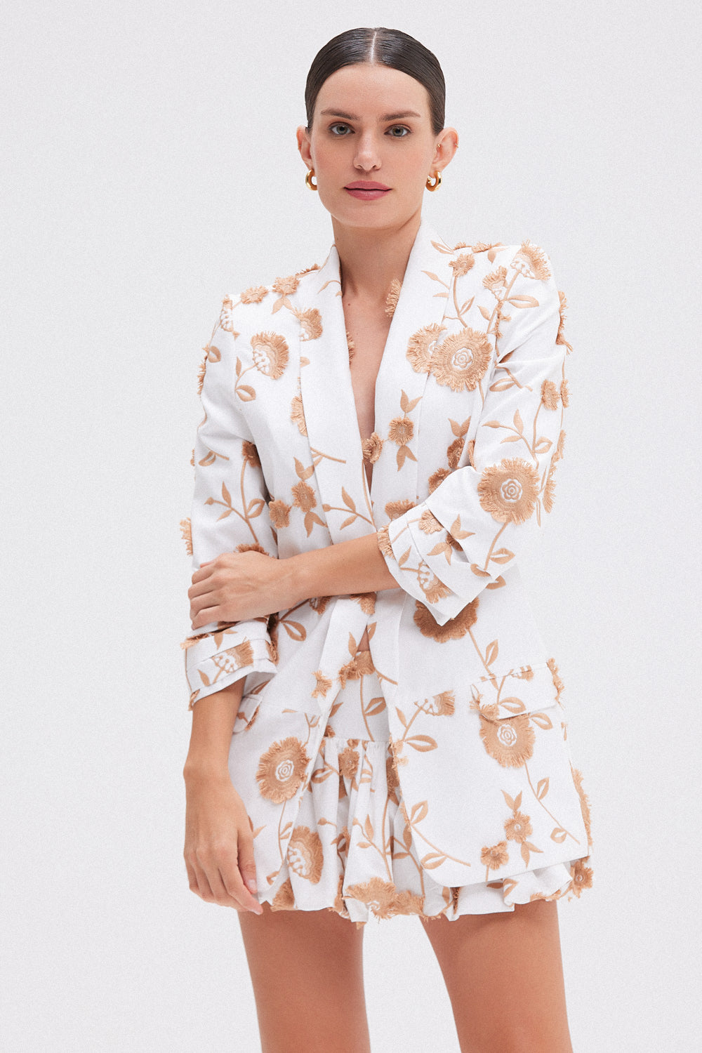 BLAZER FLOWER OFF WHITE