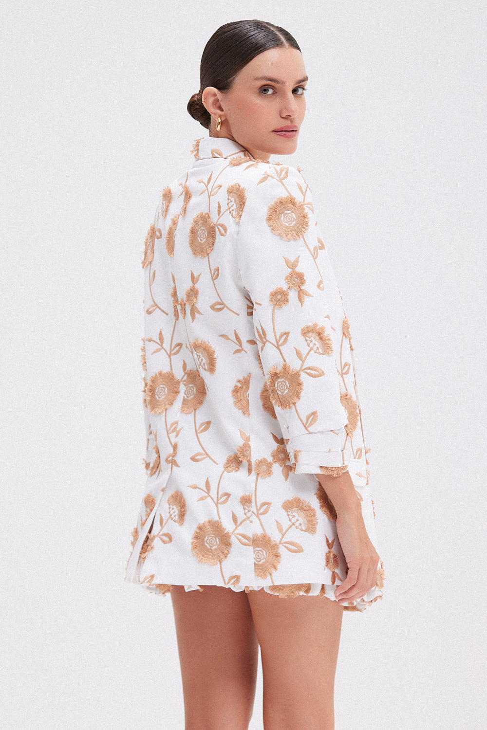 BLAZER FLOWER OFF WHITE