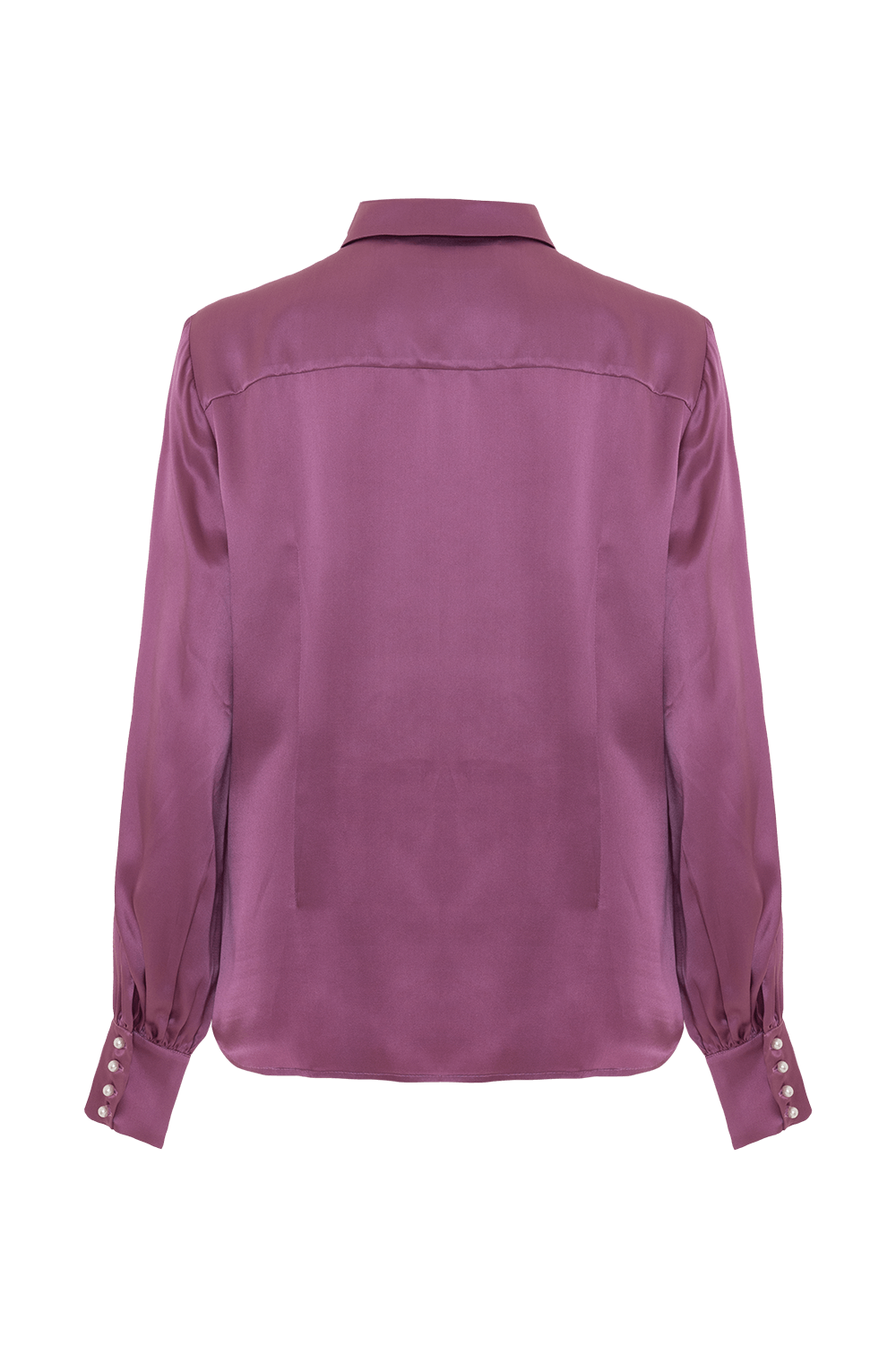 CAMISA CETIM SEDA ROSA ESCURO