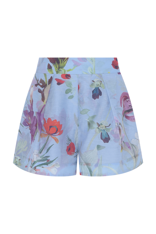 SHORTS CAROL PRINT AZUL