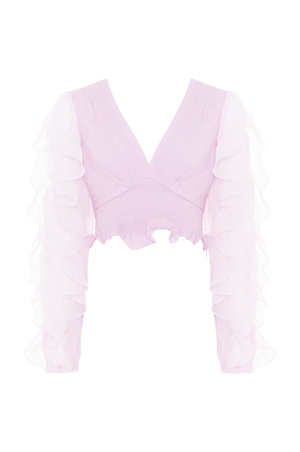 TOP CHIFFON WONDERLAND ROSA CLARO