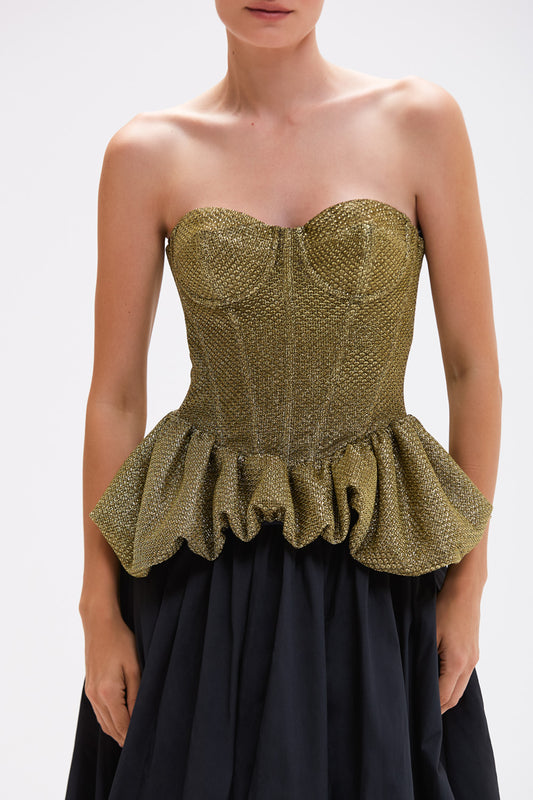 TOP GOLDEN WEAVE DOURADO