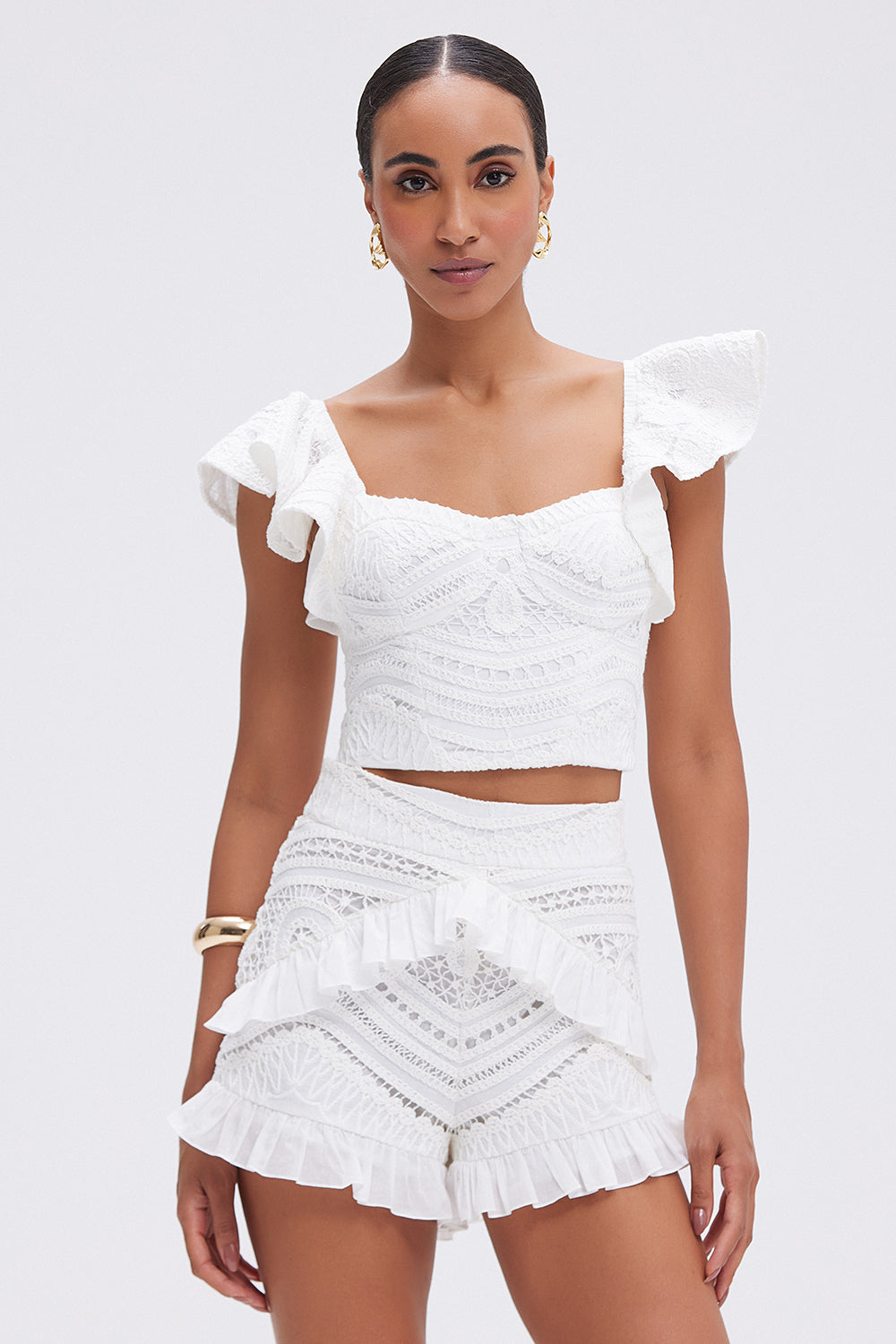 TOP ALBA LACE OFF WHITE