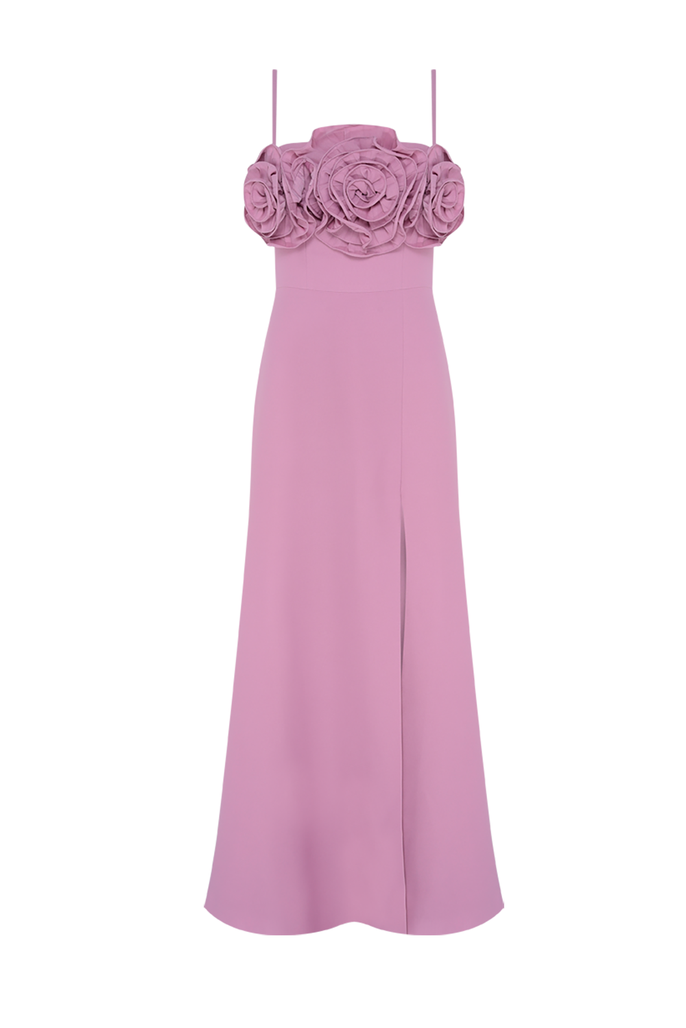 VESTIDO CREPE PETALS ROSA