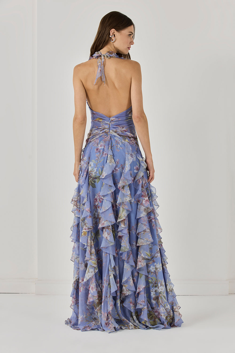 VESTIDO LONGO DELICATA  LILAS