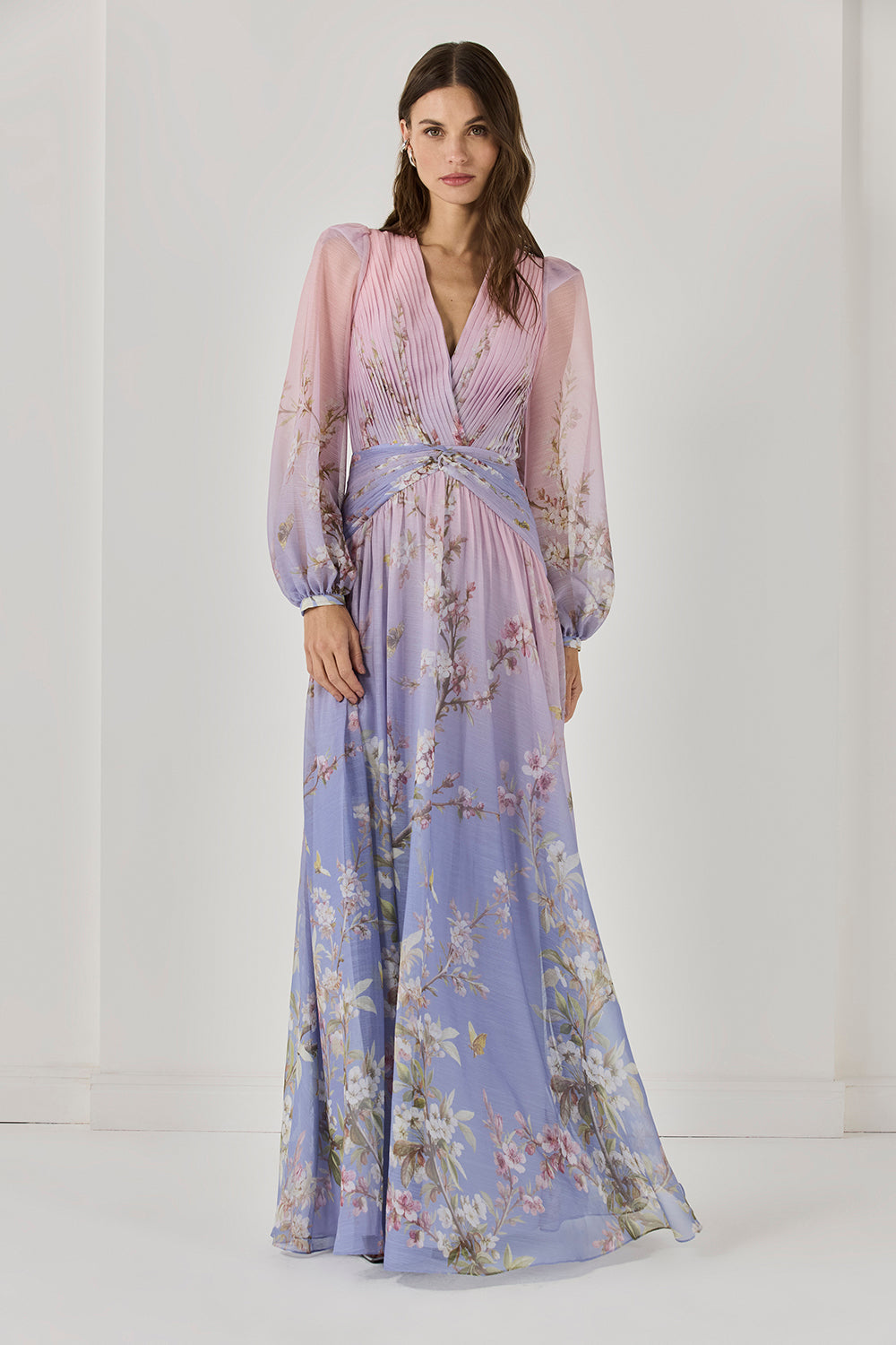 VESTIDO LONGO DELICATA LILAS