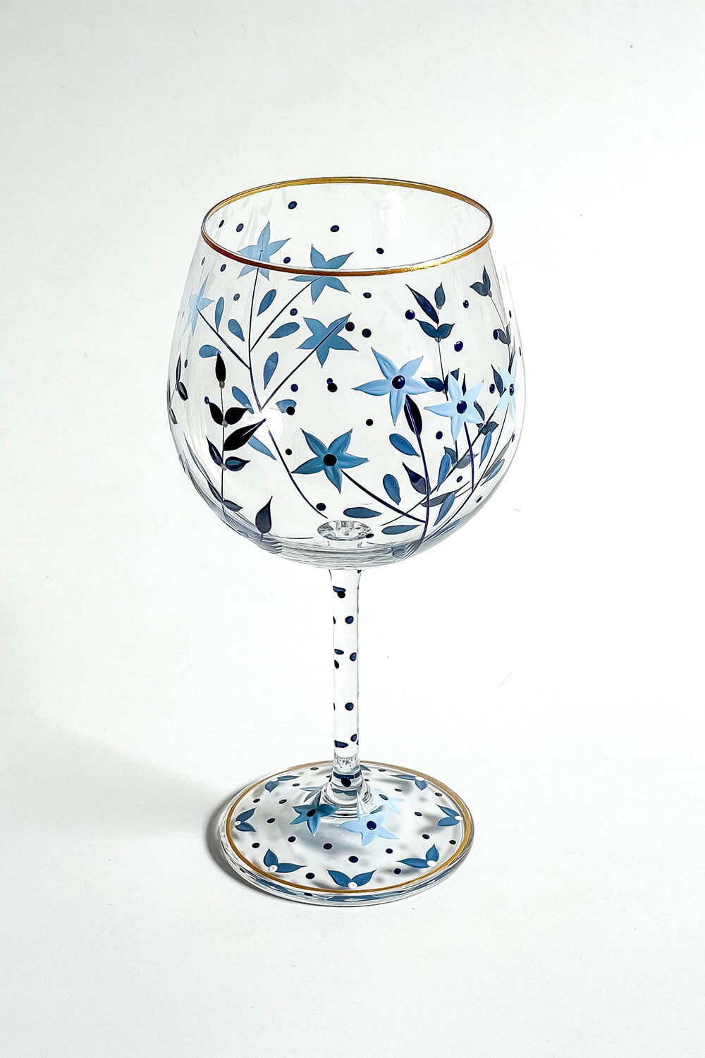 TAÇA ALTA BLUE DAISY CRISTAL