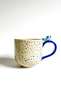 CANECA BLUE DAISY NUDE