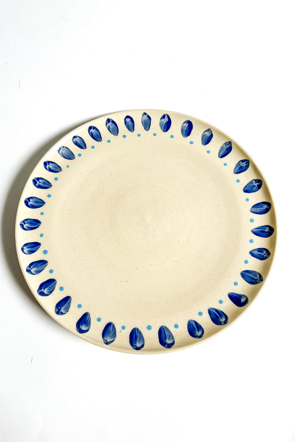 PRATO REFEIÇÃO BLUE DAISY NUDE