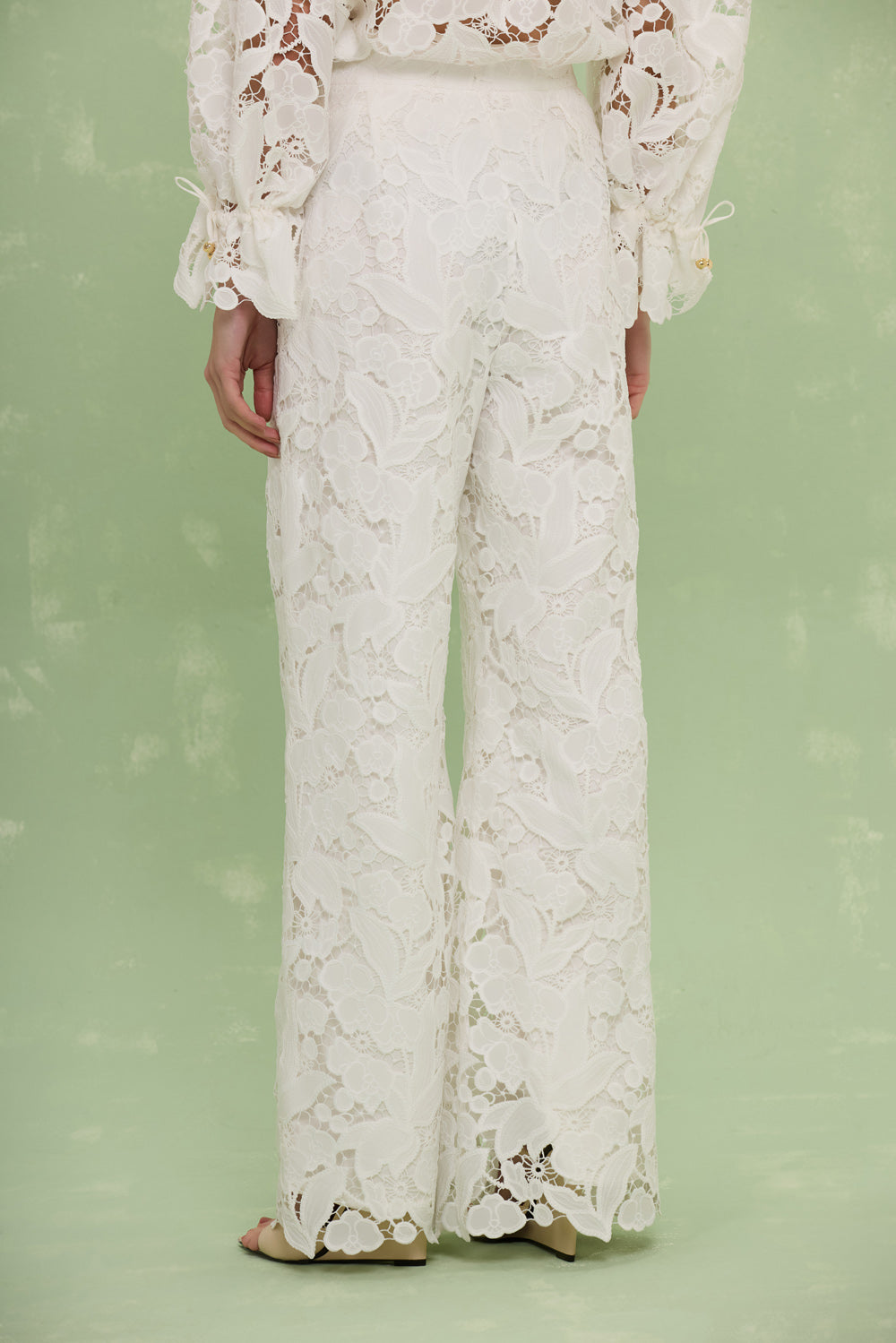 CALÇA RENDA MYSIE OFF WHITE