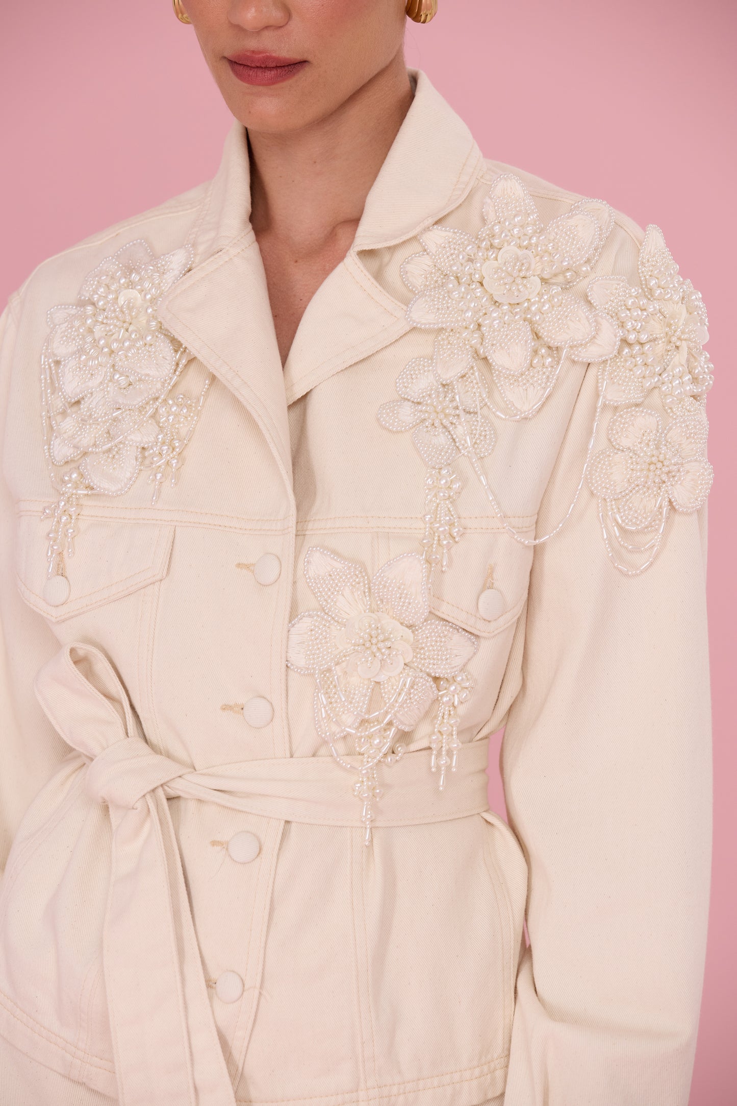 JAQUETA ALINA DENIM OFF WHITE