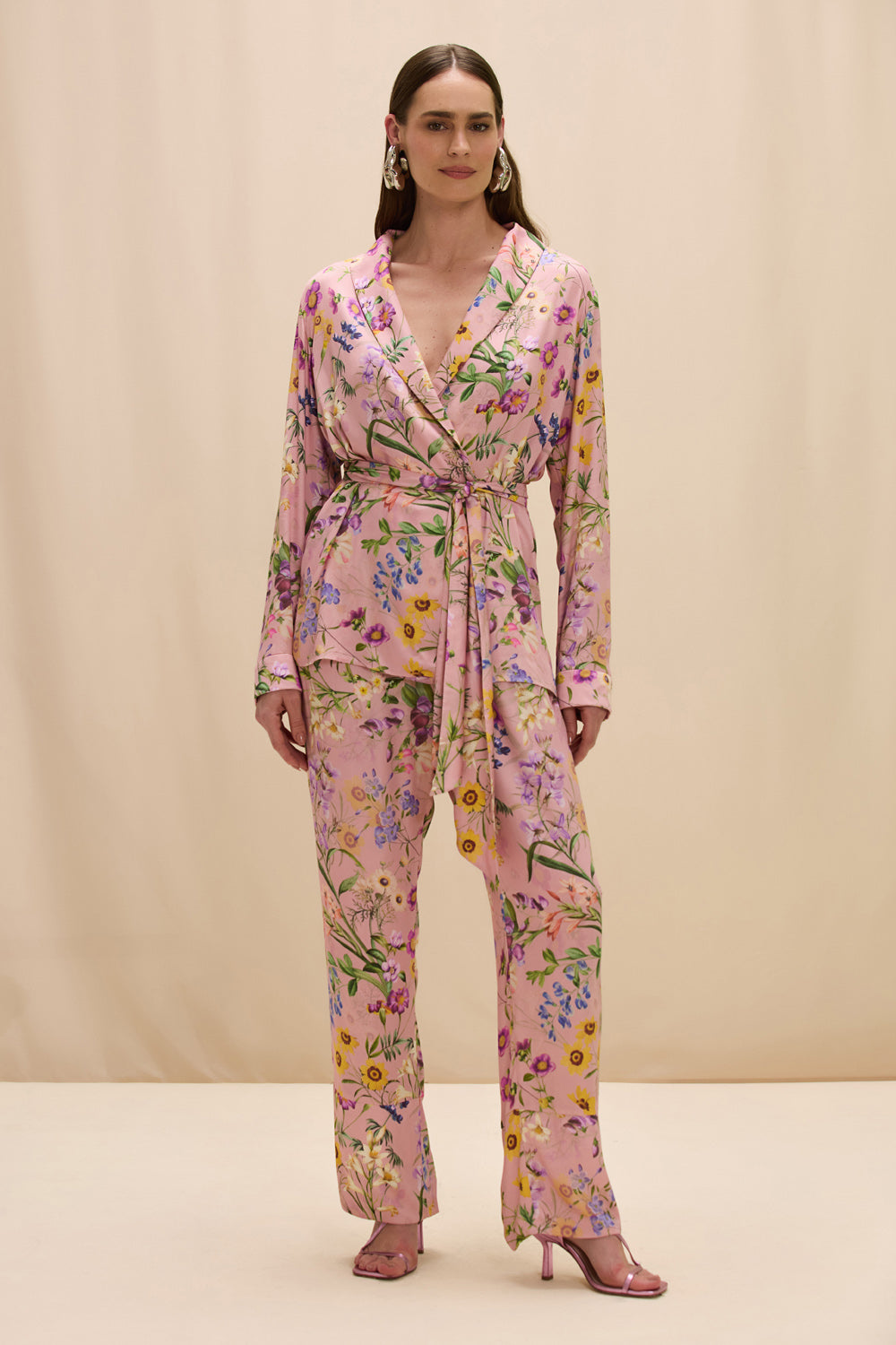 PIJAMA LONGO HEATHER ROSA