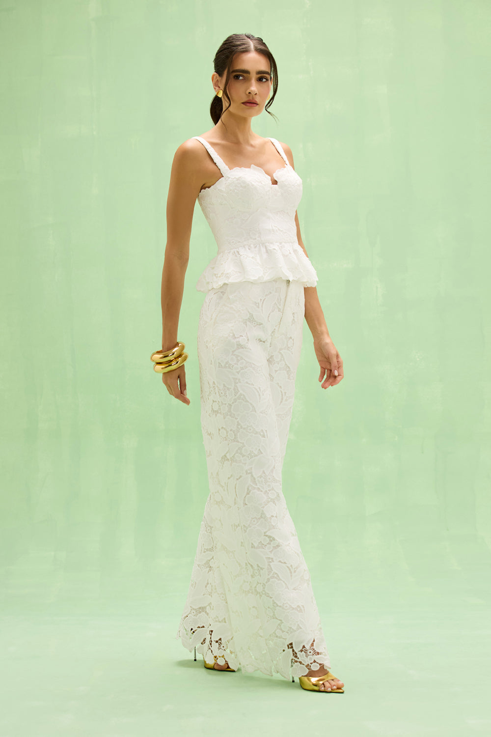 TOP RENDA MYSIE OFF WHITE