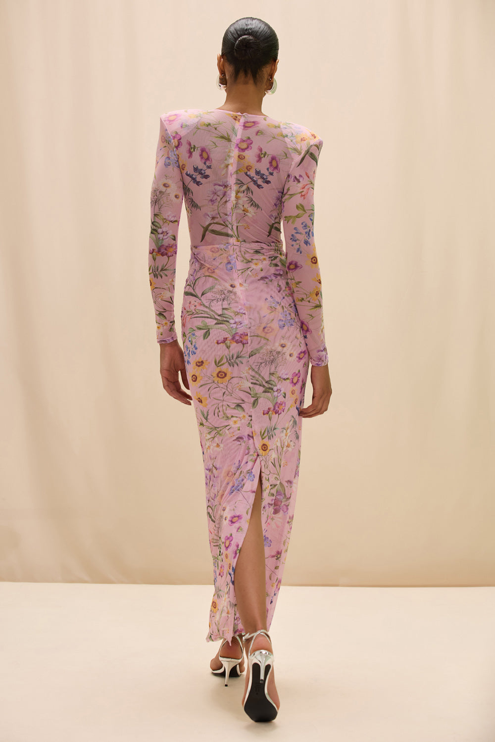 VESTIDO LONGO HEATHER ROSA