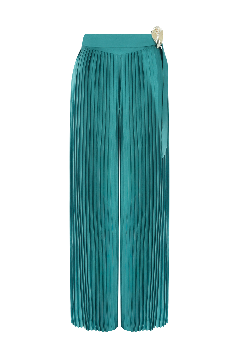 CALÇA CETIM DREAM  VERDE ESCURO