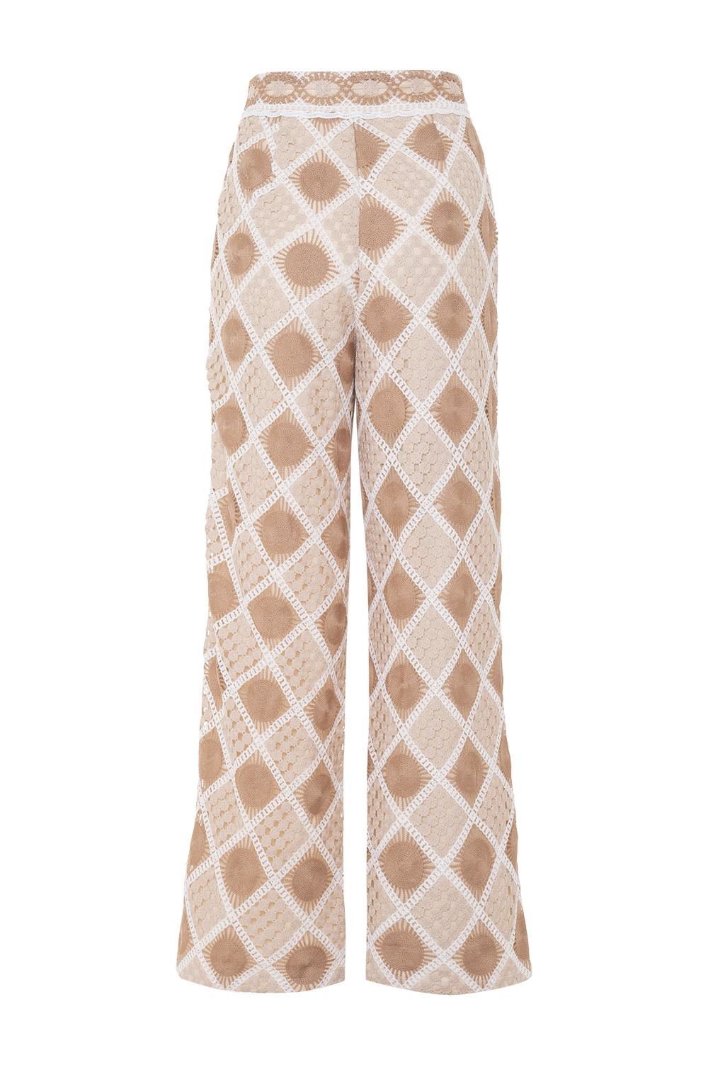 CALÇA BOSSA CROCHET BEGE