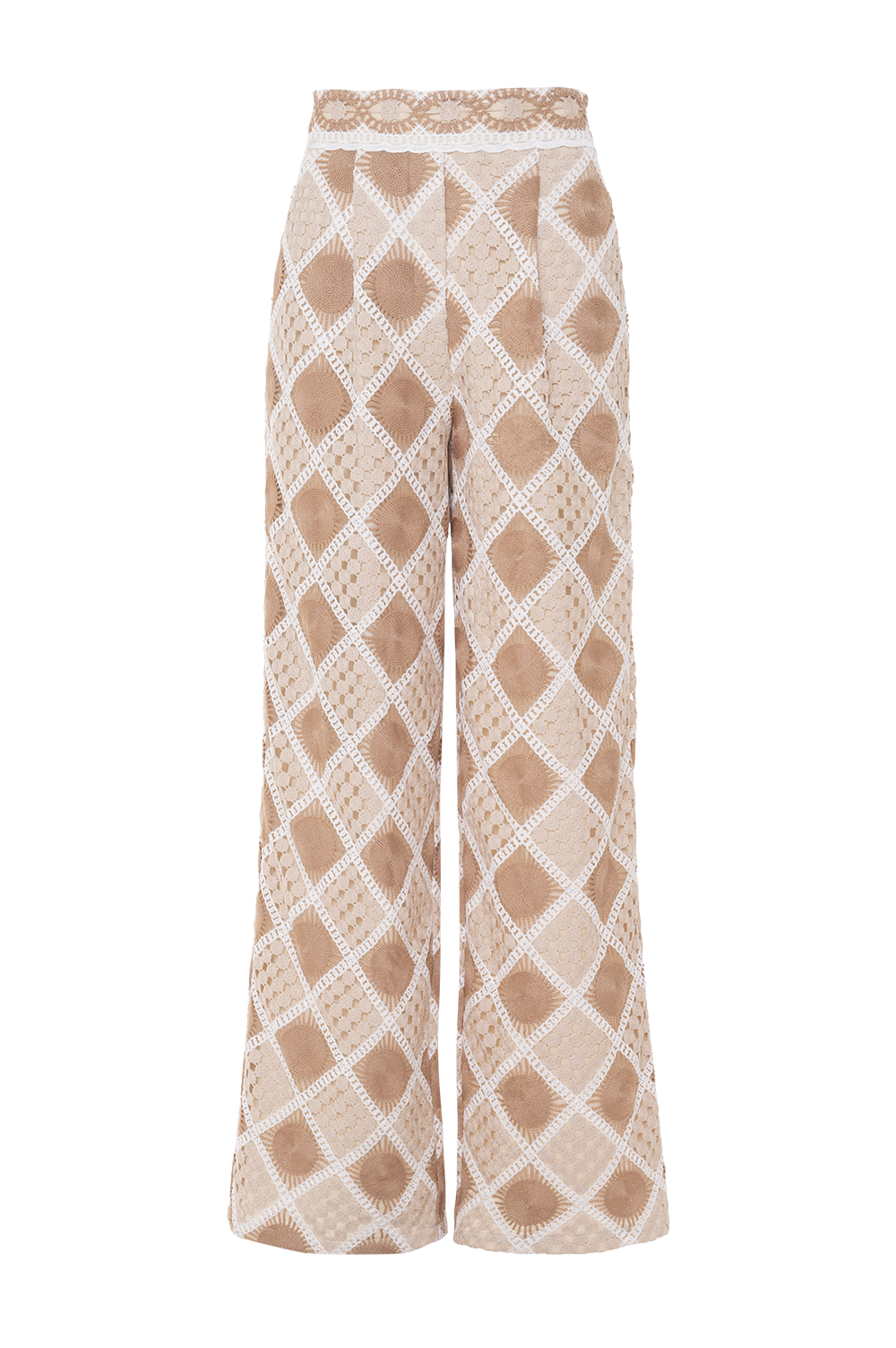 CALÇA BOSSA CROCHET BEGE